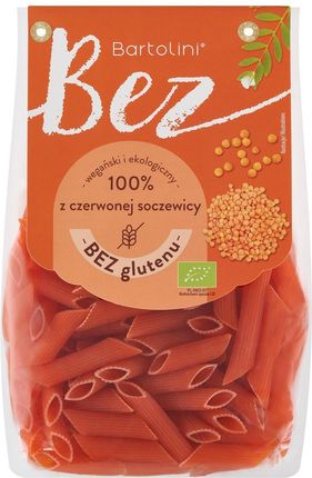 Bartolini Makaron Bez Z Czerwonej Soczewicy Penne Eko 250g - zdjęcie 4