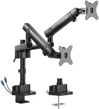 Zdjęcie Spacetronik Uchwyt Z Długimi Ramionami 514mm Na 2 Monitory Do Biurka Spa-H120 - Wojnicz