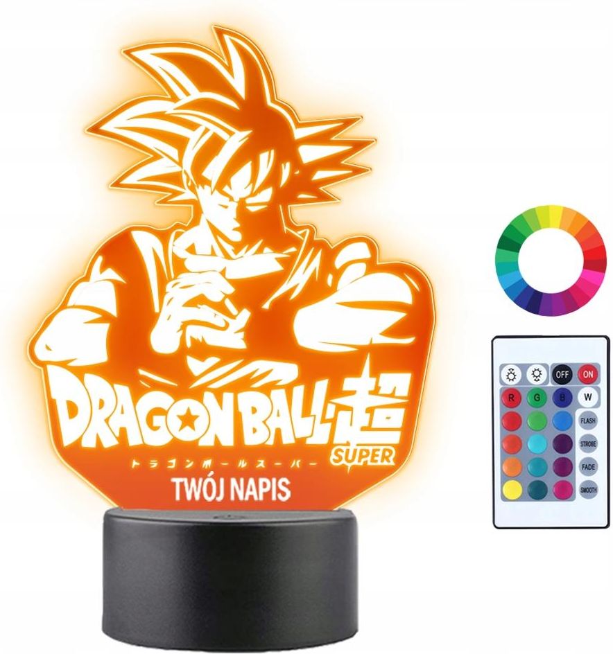 Lampka Nocna Serial Dragon Ball Goku Tw J Napis Imi D Led Ceny I