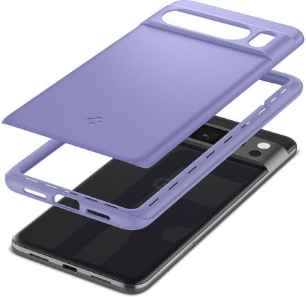 Spigen Etui Thin Fit Do Google Pixel 8 Pro Fioletowe - zdjęcie 3