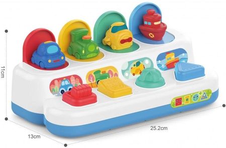 Woopie Baby Zabawka Edukacyjna Wyskakujące Pojazdy Pop-Up 47238 - zdjęcie 2