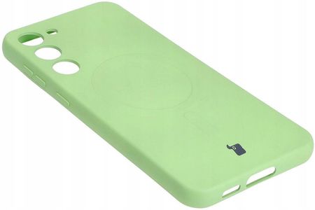 Bizon Etui Case Silicone Magnetic Do Samsung Galaxy S23 Plus Jasnozielone - zdjęcie 3