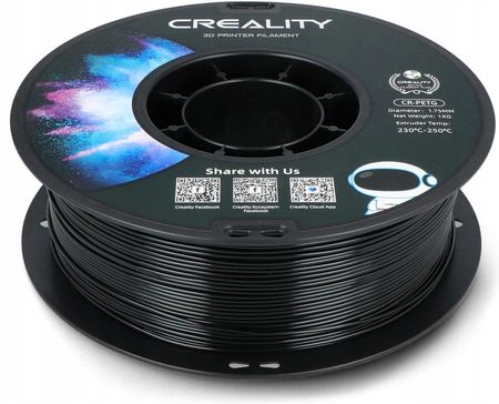 Creality Cr-petg 1,75mm 1kg Black - zdjęcie 2
