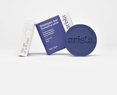 Arista Ayurveda Szampon W Kostce Fioletowy Do Włosów Blond Naturalny 80 g - zdjęcie 5