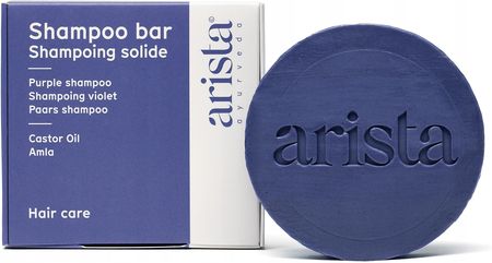 Arista Ayurveda Szampon W Kostce Fioletowy Do Włosów Blond Naturalny 80 g - zdjęcie 3