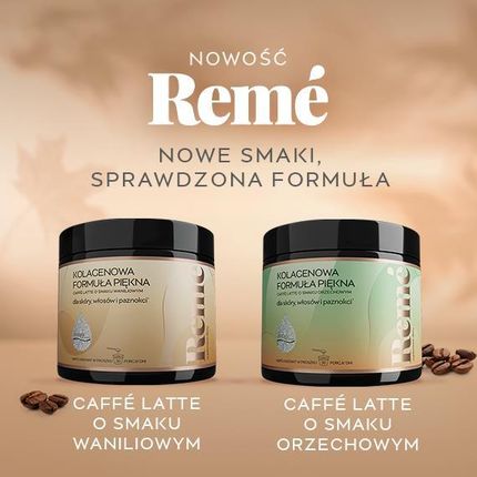USP Zdrowie Reme Kolagenowa Formuła Piękna Caffe latte smak waniliowy 150g - zdjęcie 2