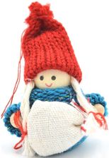 Zdjęcie Saska Garden Figurka Dekoracyjna Laleczka Z Woreczkiem 7.5cm Niebieski 628791 - Gubin