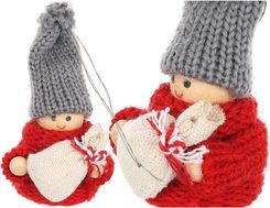 Zdjęcie Saska Garden Figurka Dekoracyjna Laleczka Z Woreczkiem 7.5 Cm Czerwony 628771 - Gubin