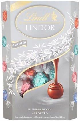 Lindt Zestaw Prezentowy Praliny Lindor Silver Assorted Mleczne