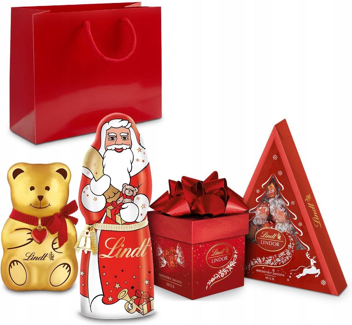 Lindt Zestaw Wi Teczny Mi Teddy Praliny Lindor Miko Aj Z Czekolady