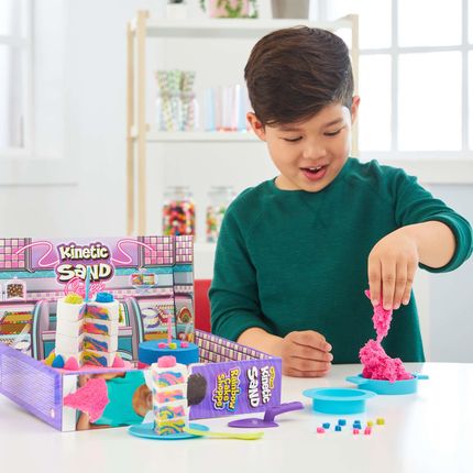 Spin Master Kinetic Sand Piasek Kinetyczny Rainbow Cake Shoppe - zdjęcie 3
