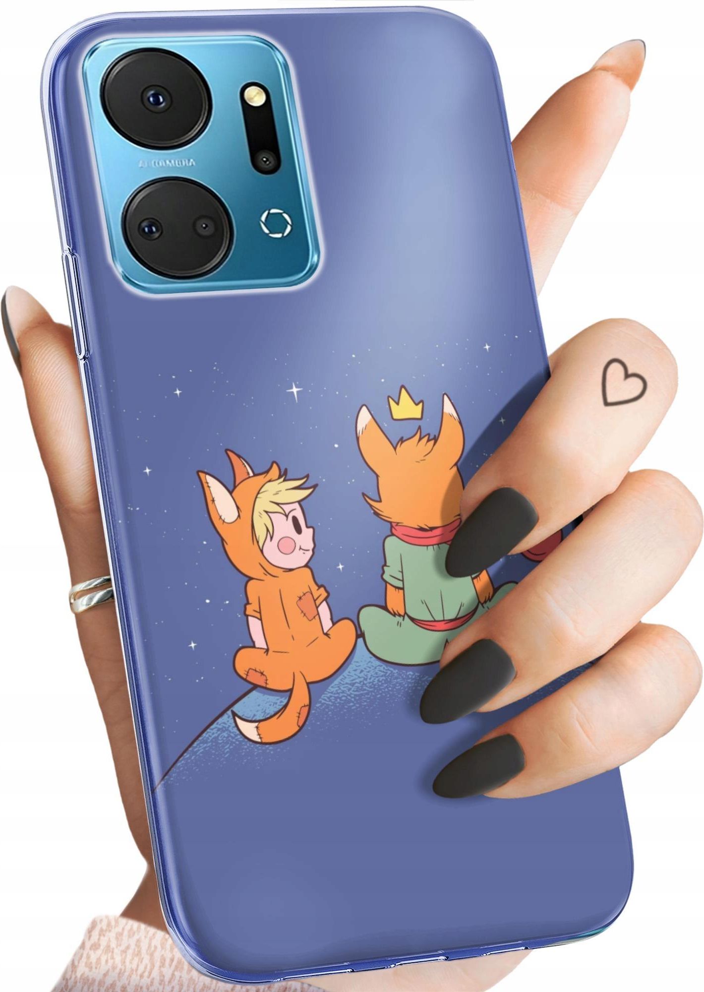 Hello Case Etui Do Huawei Honor X7A Mały Książę Lisek Róża Planeta