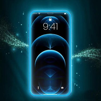 Atrax Szkło Hartowane Iphone 13 Pro Max Świecąca Ramka - zdjęcie 5