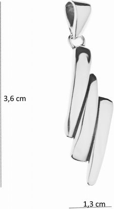 Susetti Srebrny Wisiorek Gładki SG118ZS - zdjęcie 2