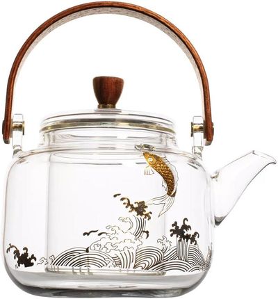 Szklany dzbanek z zaparzaczem Pescado 500 ml - zdjęcie 3