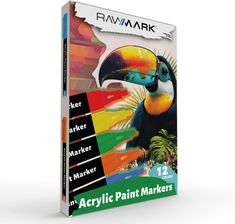 Zdjęcie Markery Akrylowe Rawmark 12 Kolorów - Glinojeck