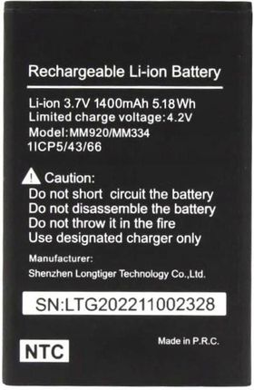 Gsm Hurt Bateria Maxcom Mm920 Strong 1400Mah - zdjęcie 2