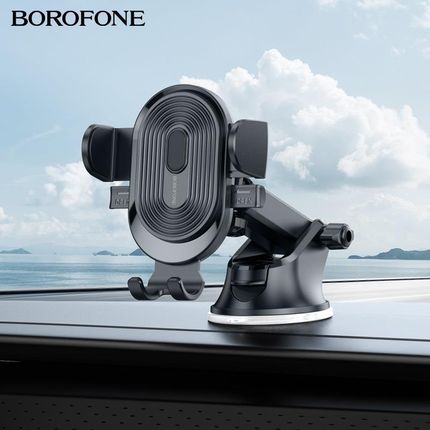 Borofone Uchwyt Na Telefon Do Deski Kokpitu Konsoli Szyby Pojazdu Przyssawka Zacisk - zdjęcie 6