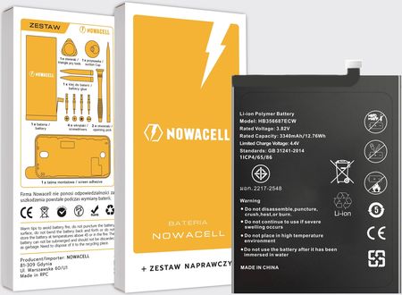 Bateria Huawei Hb356687Ecw P30 Lite Nowa - zdjęcie 2
