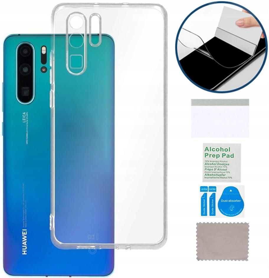 Martech Etui Przezroczyste 2Mm Do Huawei P30 Pro Folia Hydrożelowa