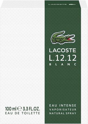 Lacoste L.12.12. Blanc Eau Intense Woda Toaletowa 100 ml TESTER - zdjęcie 3
