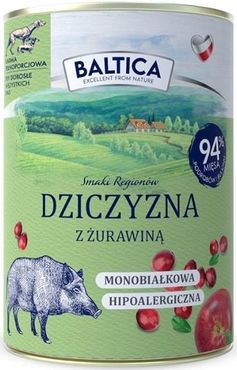 Baltica Jeleń Z Owocami Leśnymi Monoproteinowa Mokra Karma 400G - zdjęcie 4