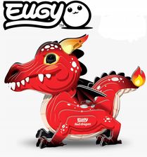 Zdjęcie Eugy Eko Układanka 3D Smok Czerwony - Stopnica