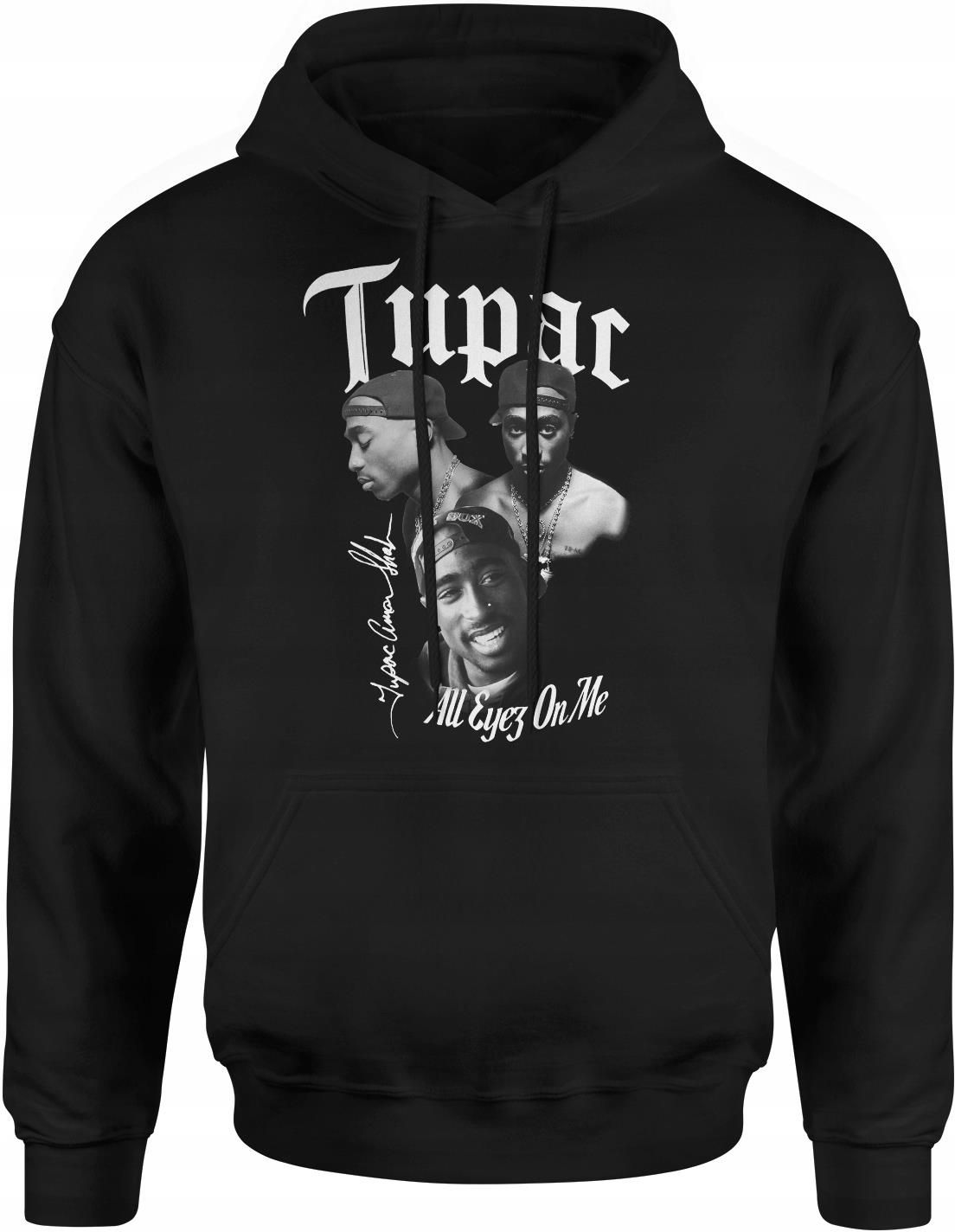 2PAC Bluza Męska Tupac Hip Hop Rap Z Kapturem R M Ceny i opinie