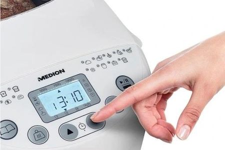 ŚWIETNY WYPIEKACZ DO CHLEBA MD11011 500W 1KG PIECZENIE CHLEBA - zdjęcie 2