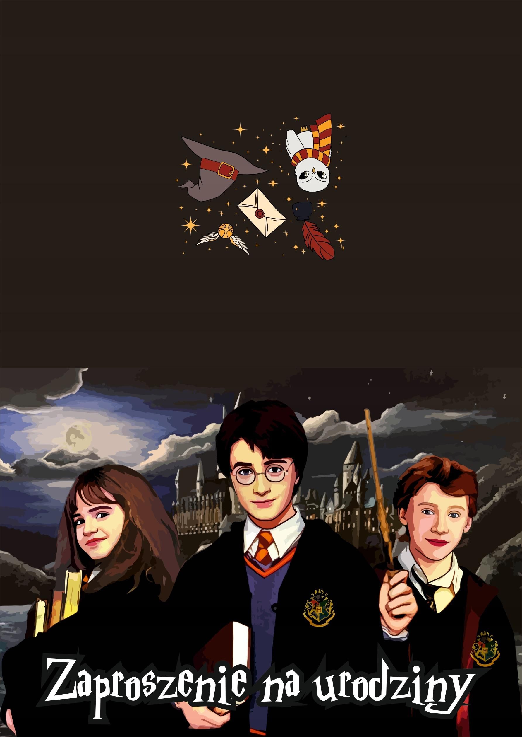 Zaproszenia Na Urodziny Harry Potter Hogwart Ceny I Opinie