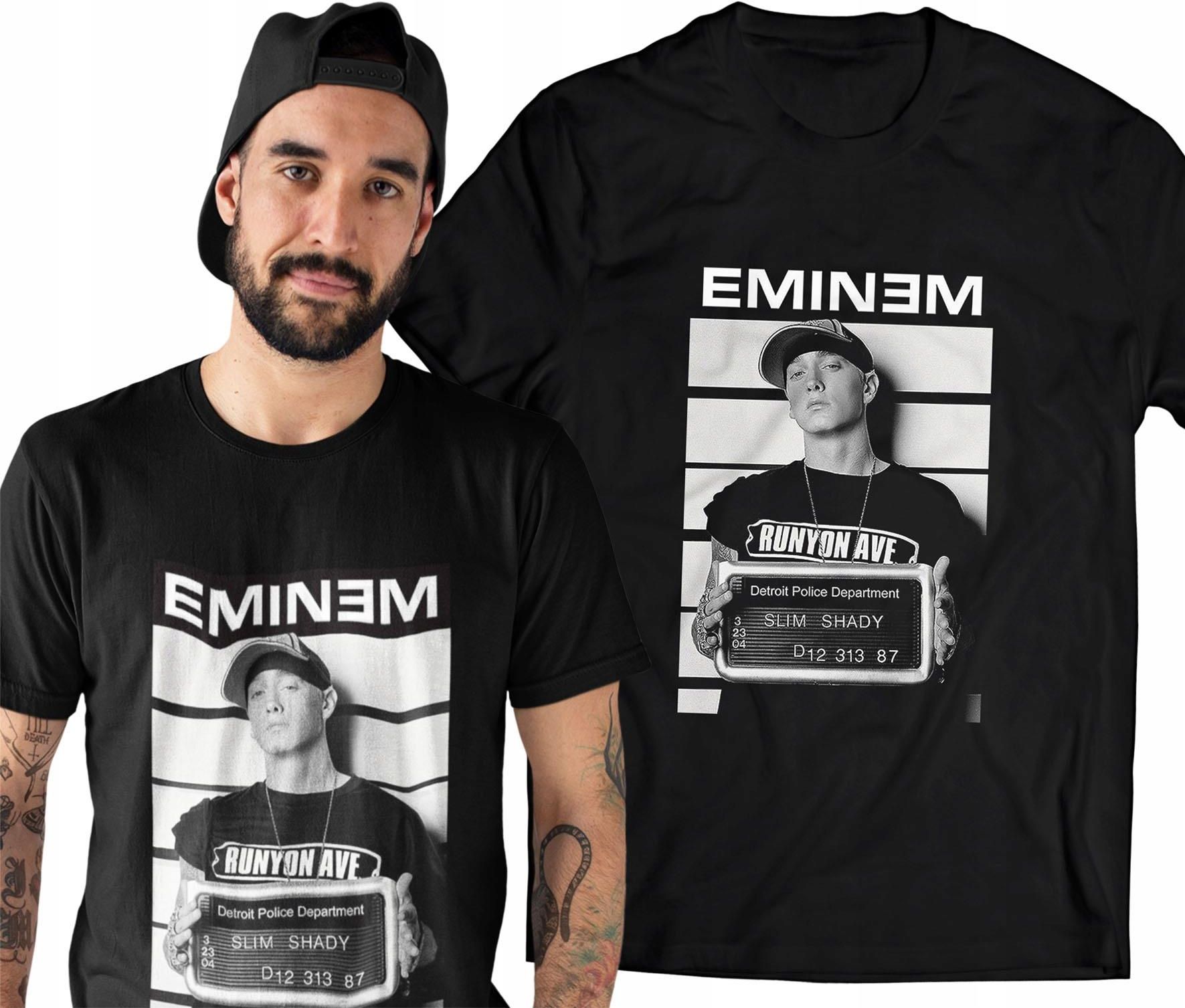 Eminem Koszulka M Ska Slim Shady Rap Hip Hop Ceny I Opinie Ceneo Pl