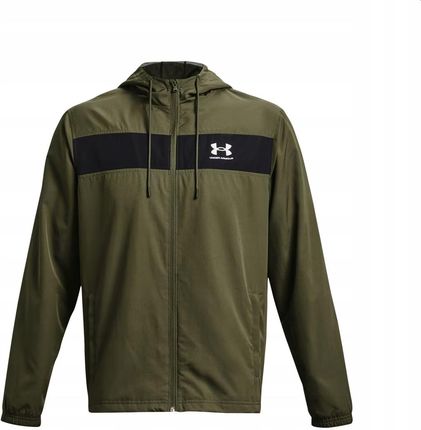 MĘSKA KURTKA TRENINGOWA UNDER ARMOUR WIATRÓWKA Z KAPTUREM XL - zdjęcie 3