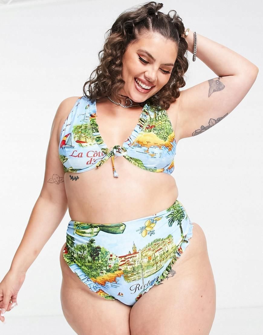 Bikini Wz R O U Nf Xxl Reclaimed Vintage D Od Ceny I Opinie