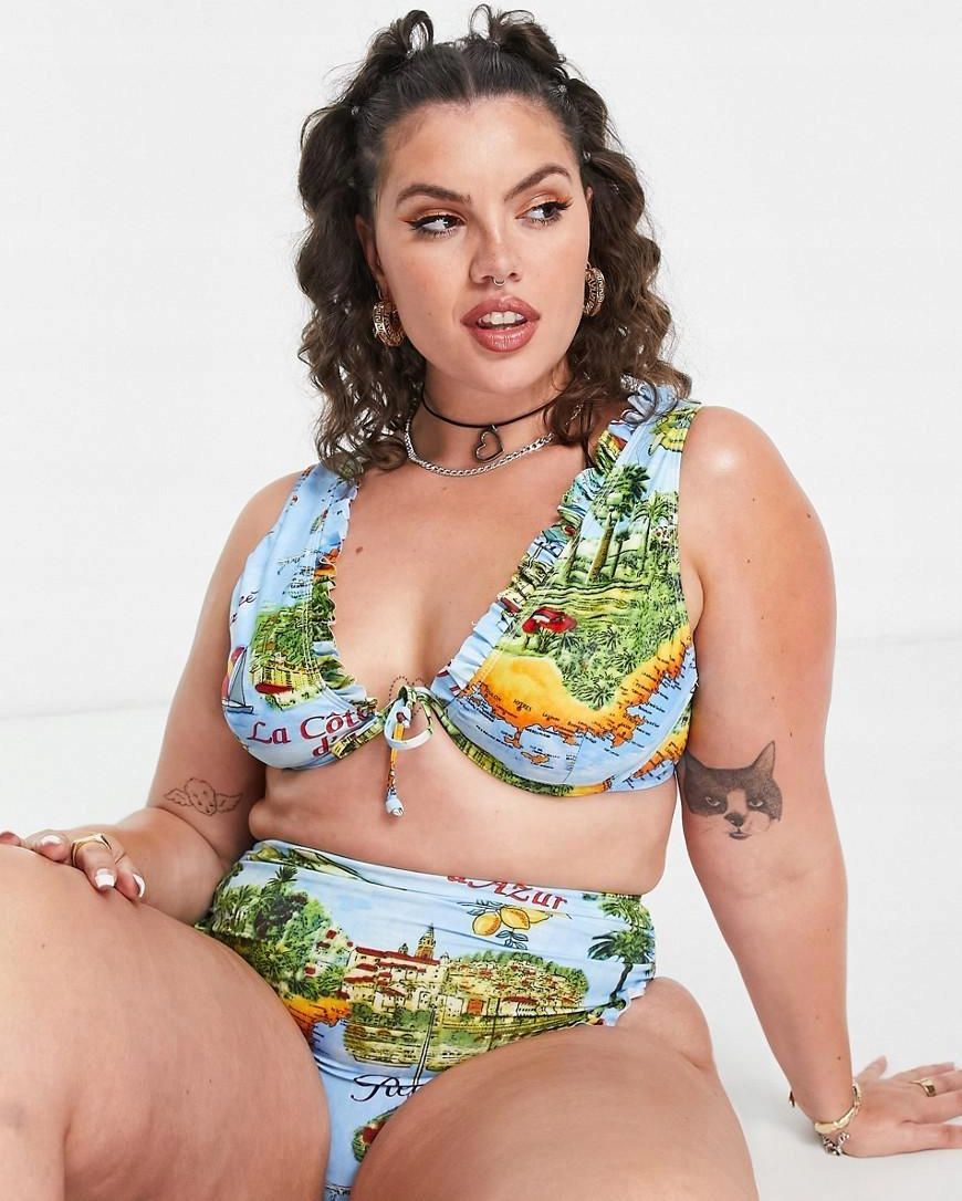 Bikini Wz R O U Nf Xxl Reclaimed Vintage D Od Ceny I Opinie