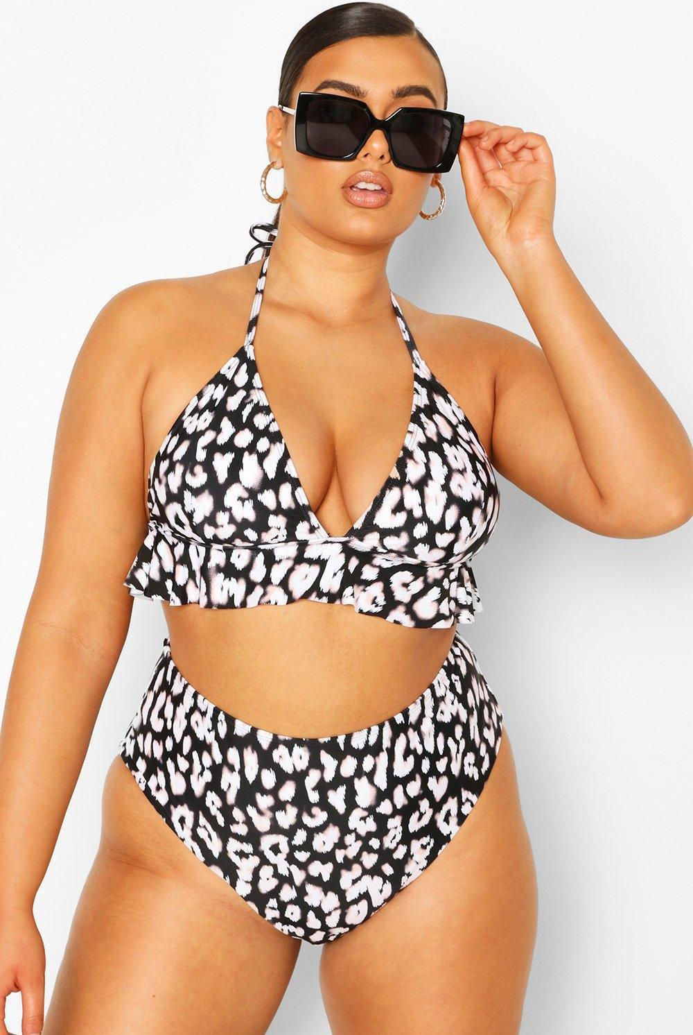 Animal Print Wel NE7 46 Boohoo Góra Od Bikini Ceny i opinie Ceneo pl