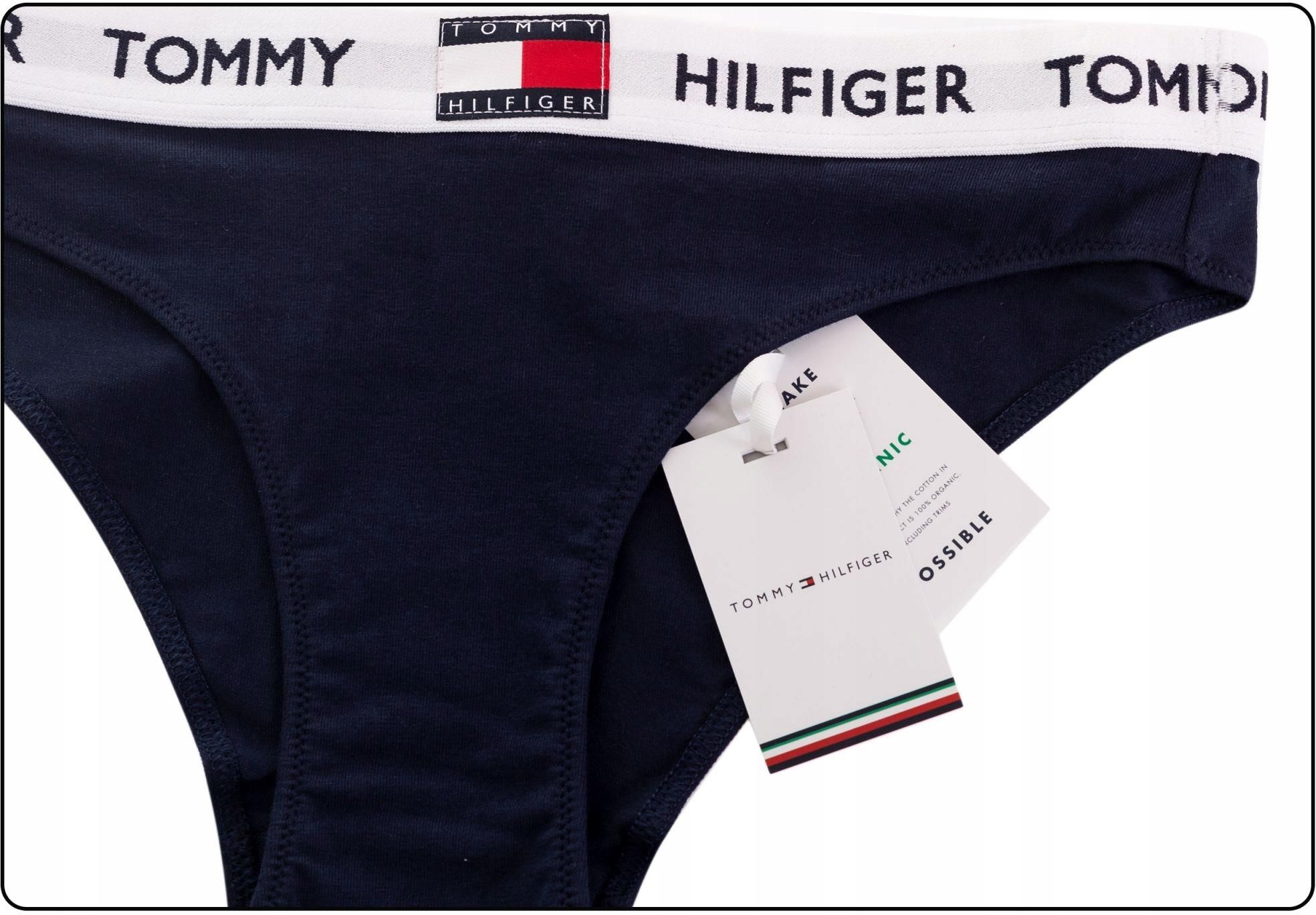 Tommy Hilfiger Majtki Damskie Bikini Navy R S Ceny I Opinie Ceneo Pl