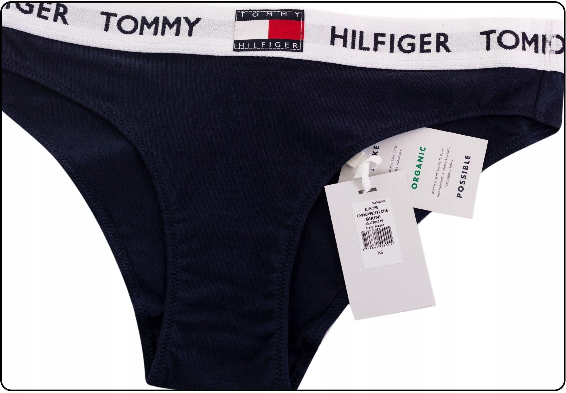 Tommy Hilfiger Majtki Damskie Bikini Navy R S Ceny I Opinie Ceneo Pl