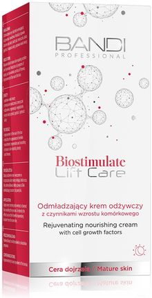 Krem Bandi Professional Biostimulate Lift Care Odmładzający Odżywczy Z Czynnikami Wzrostu Komórkowego na noc 50ml - zdjęcie 2