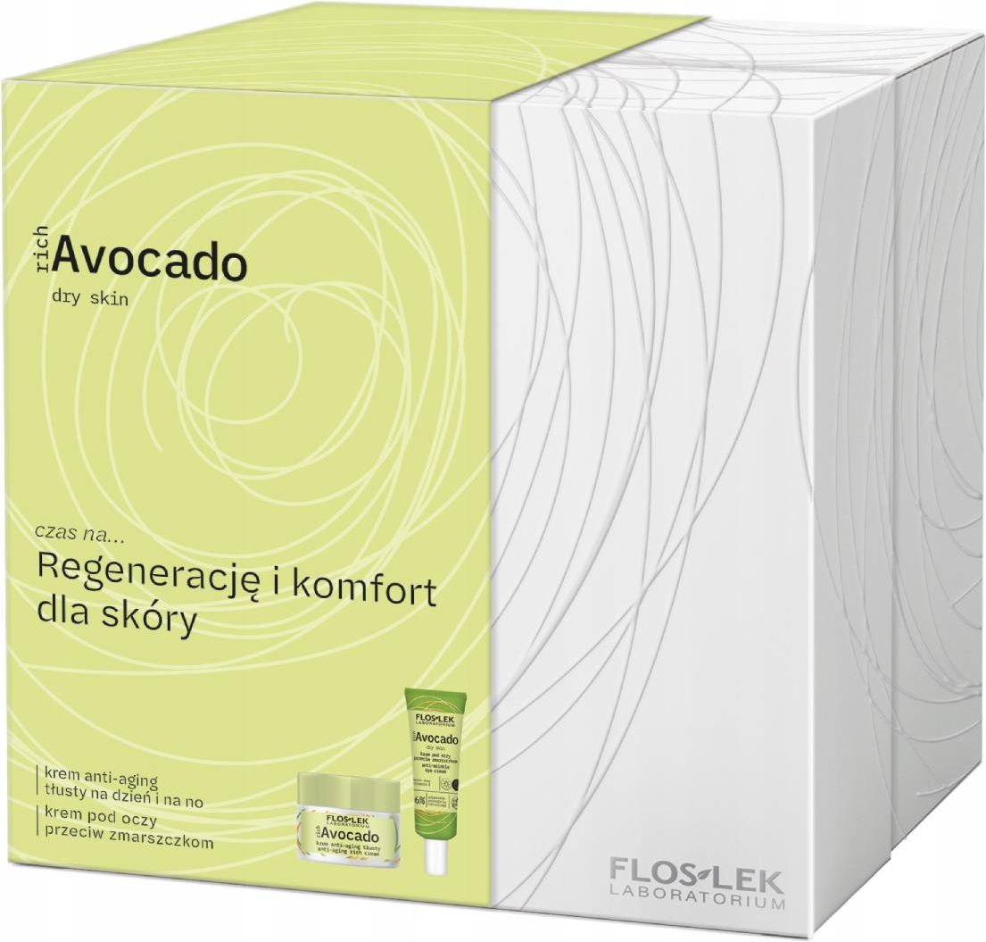 Zestaw Dla Kobiety Flos Rich Avocado Dry Skin Zestaw Regeneracja I