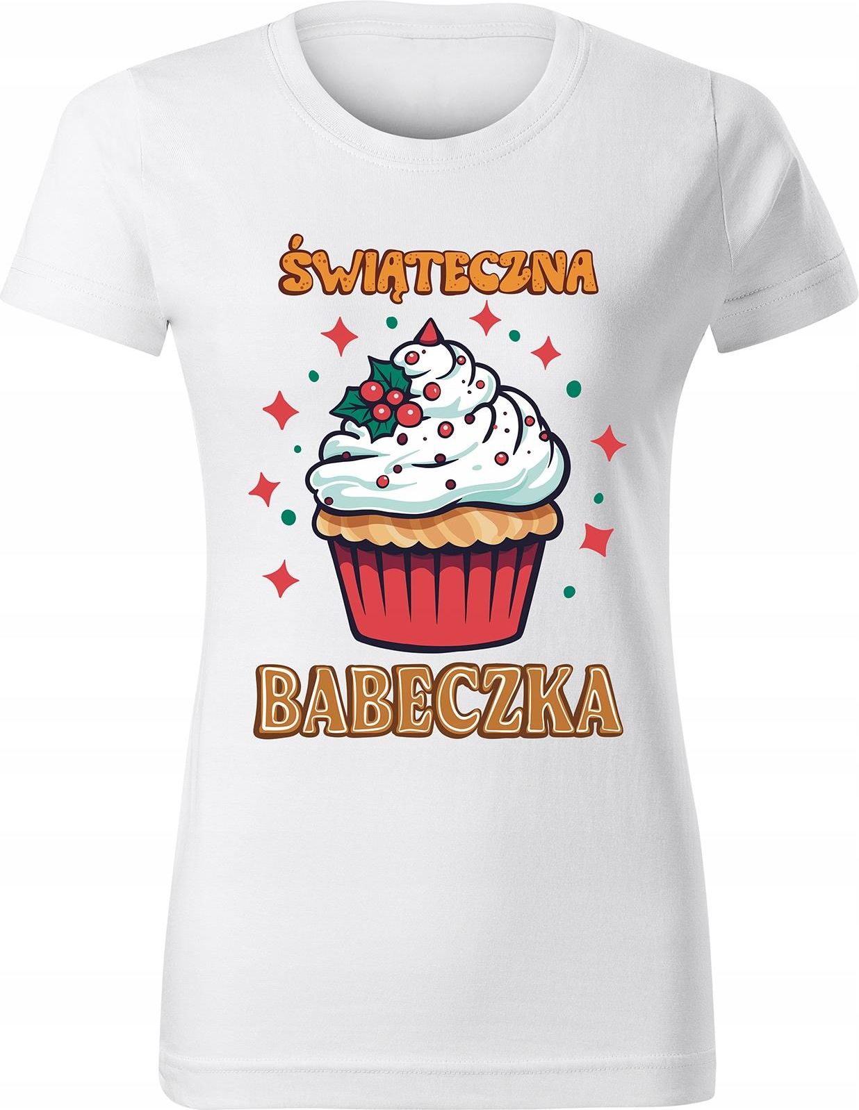 Koszulka T Shirt Bia A Damska Na Wi Ta Wi Teczna Babeczka Xl Ceny I