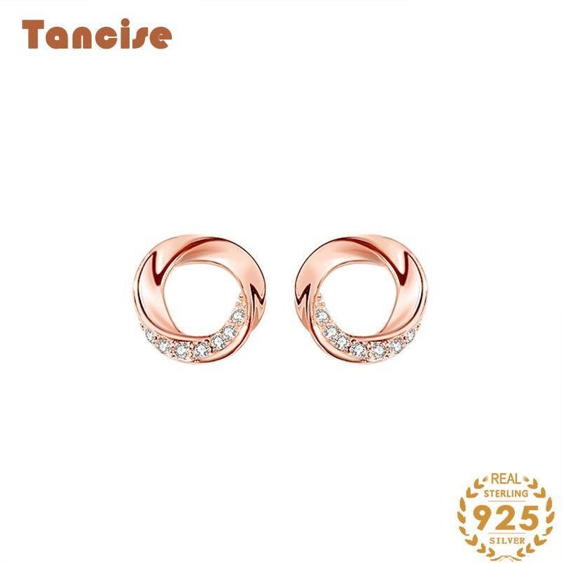 Tancise Sterling Silver Cyrkonowe Kolczyki Drop Kolczyki Dla Kobiet