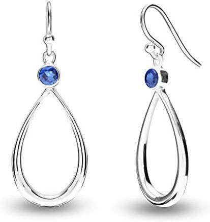 Lecalla S Srebro Bi Uteria Drop Dangle Birthstone Kolczyki Dla