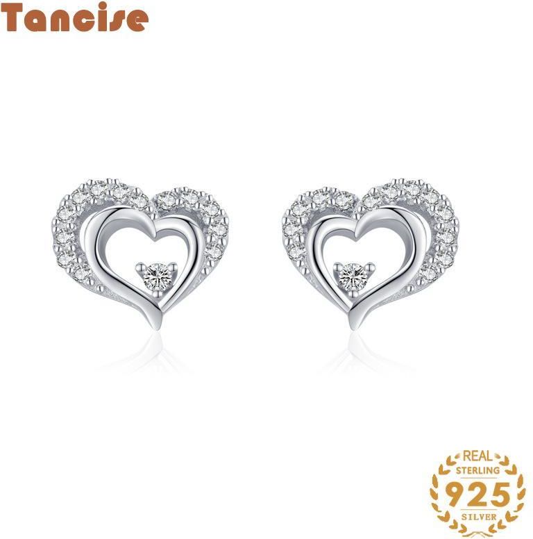 Tancise Sterling Silver Cyrkonowe Kolczyki Drop Kolczyki Dla Kobiet