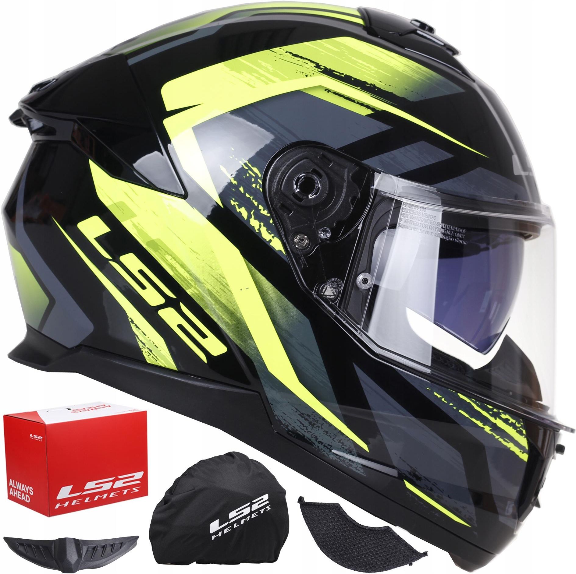 Kask Motocyklowy Ls Ff Stream Ii System Pinlock Fury Fluo Opinie