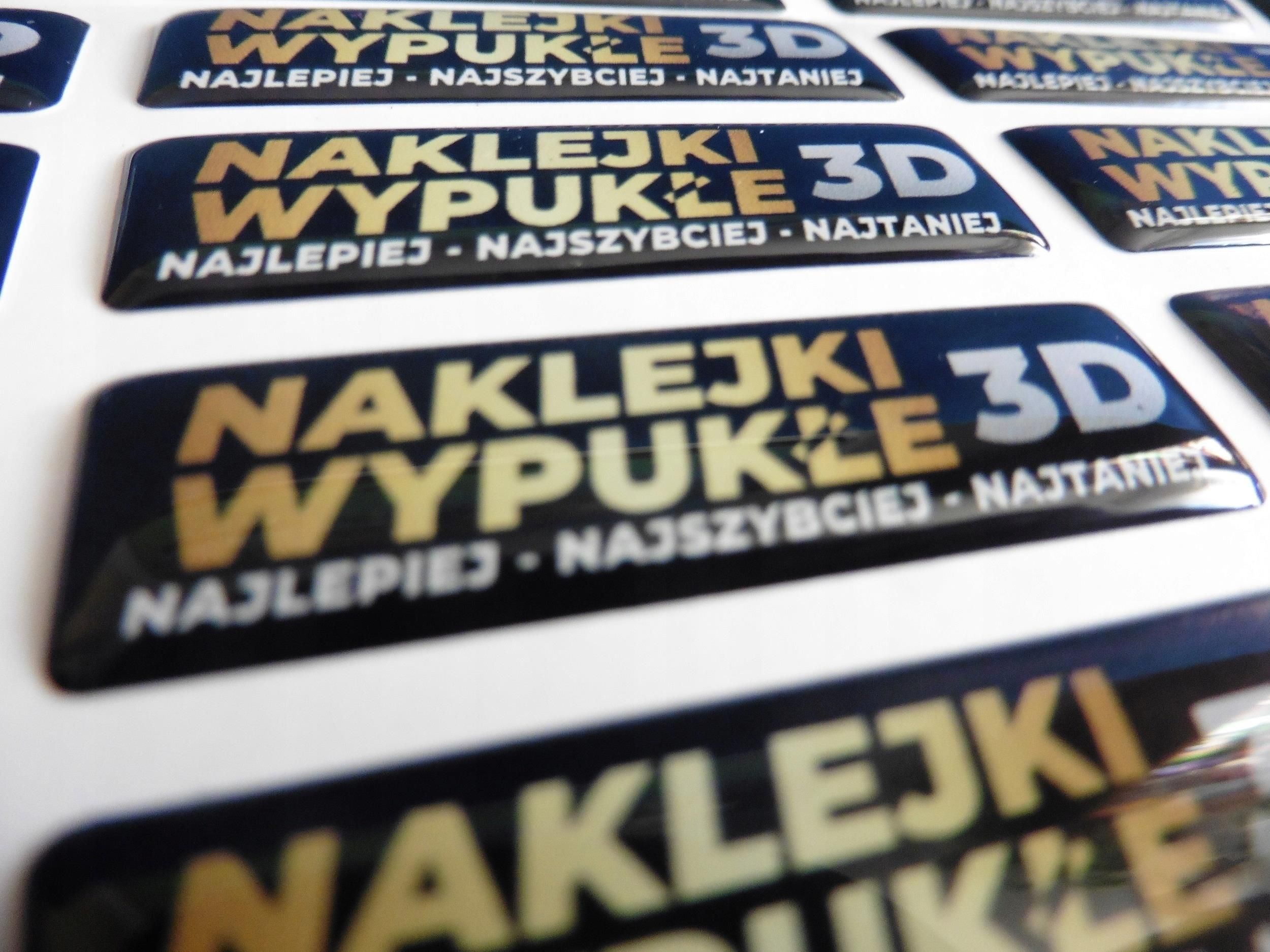 Wypuk E Naklejki D Logo Elowe Premium Sztuk Ceny I Opinie