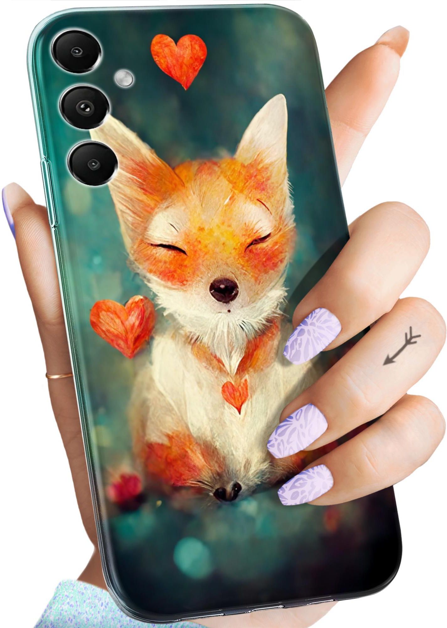 Hello Case Etui Do Samsung Galaxy A05S Liski Lisy Fox Obudowa Pokrowiec