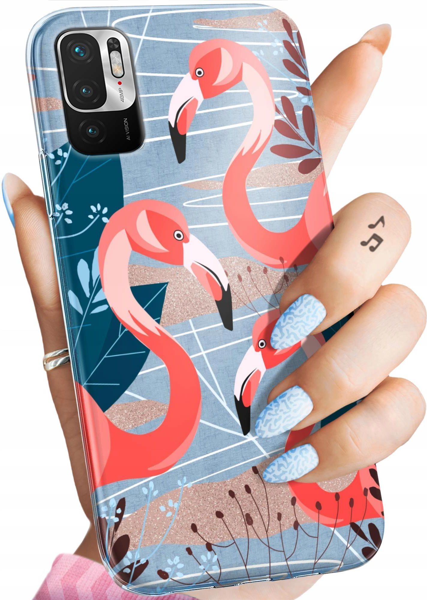 Hello Case Etui Do Xiaomi Redmi Note G Flaming Flamingi Ptaki