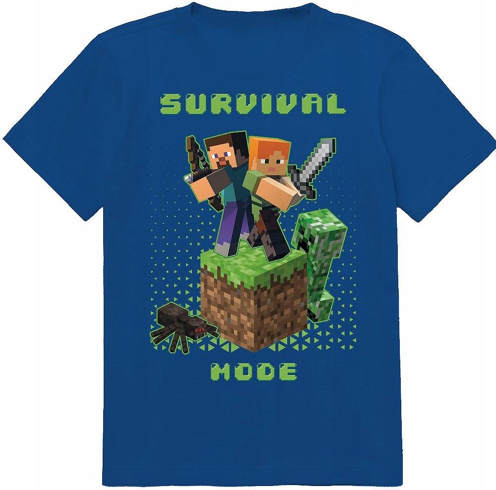 Koszulka Dziecięca T shirt Dla Dziecka Minecraft 140 Jakość Ceny i