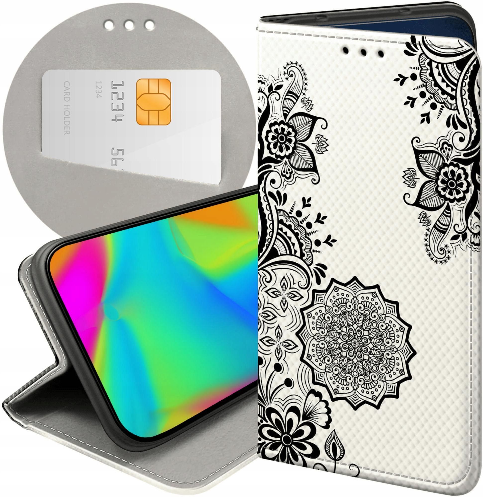 Hello Case Etui Z Klapką Do Huawei Y6 2019 Mandala Buddyzm Sztuka