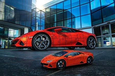 Ravensburger Puzzle 3D Lamborghini Huracán Evo Żółte 108El. - zdjęcie 5
